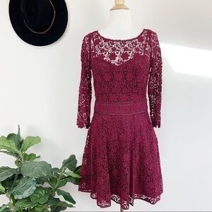 Juicy Couture crochet lace mini dress